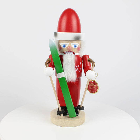 Authentic German Nutcrackers - Skiing Santa Nutcracker